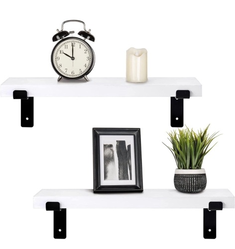Set of 2 Floating Shelves, 17" - Lot 585