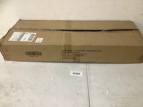 4-Tier Metal Wire Shelf - Lot 10023