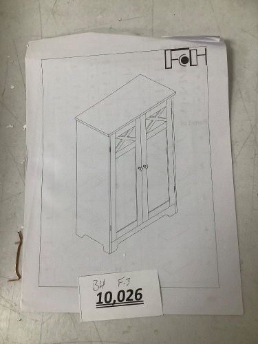 FOH Modern Bathroom Cabinet - Lot 10026