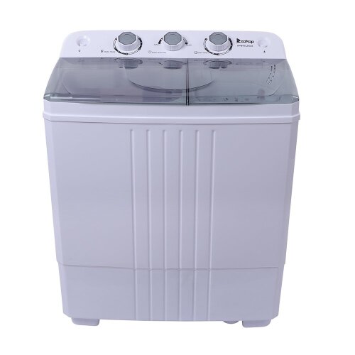 16.5(9.9 6.6)lb Semi-automatic Cover Washing Machine Gray - Lot 10041