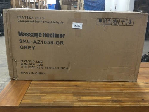 Massage Chair Recliner - Lot 10043