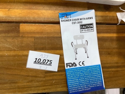 Shower Chair With Arms (CST-3052) - Lot 10075