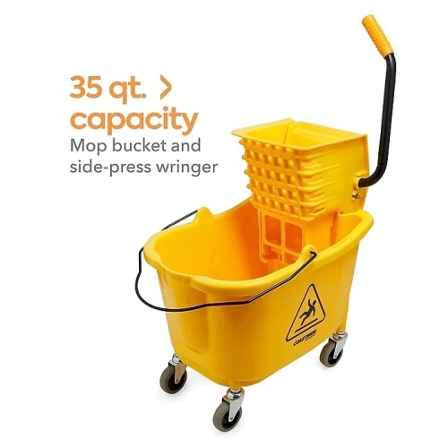 Coastwide Mop Bucket with Sid Press Wringer - Lot 10077