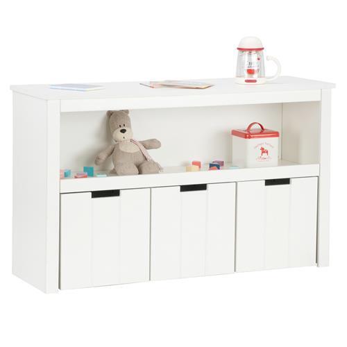 JOYMOR KSC-W Wooden Kids Toy Storage Cabinet White - Lot 10105