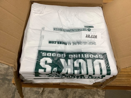Box of Dicks Store Bags - Lot 10116