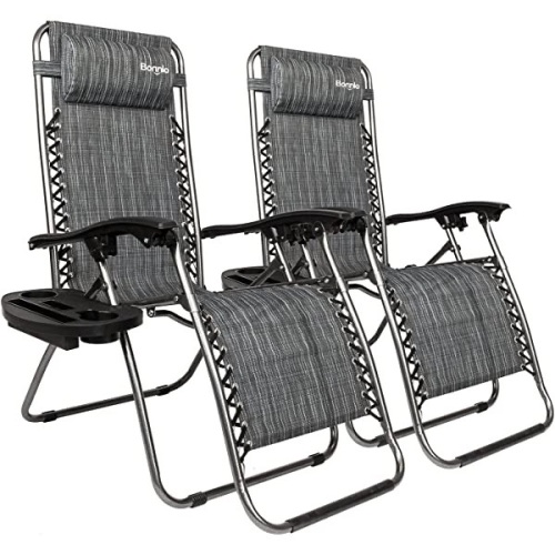 Set of 2 Bonnlo Patio Lounge Chairs - Lot 10128