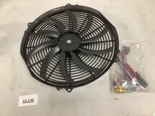 Single Radiator Fan for Unknown Vehicle - Lot 10136