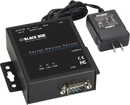 Black Box LES301A-KIT 1-Port 10/100 Device Server - Lot 10177