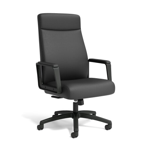 Union & Scale Prestige Bonded Leather Manager Chair Black UN59408 - Lot 10227