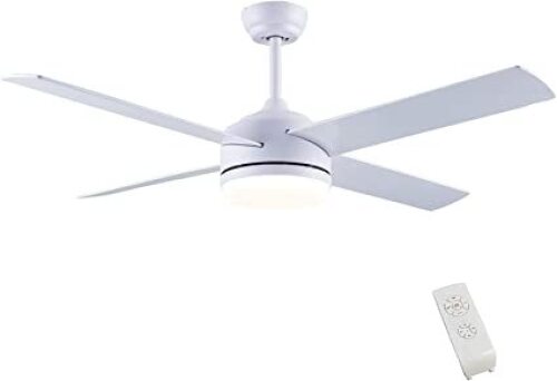 CJOY Ceiling Fan with Lights, 52 inch - Lot 10252
