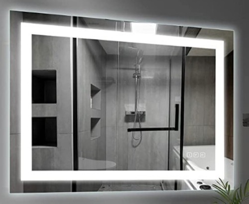 32 x 40 inch LED Bathroom Vanity Mirror, E-Commerce Return, Sold as is - Lot 27