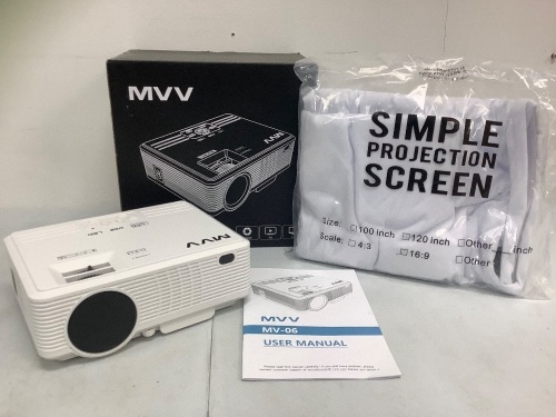 Mini Projector, E-Commerce Return, Powers Up, Sold as is - Lot 91