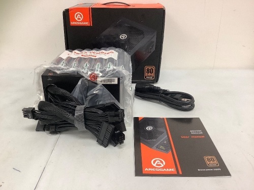 AGV500 500W Power Supply Box, E-Commerce Return, Untested, Sold as is - Lot 92