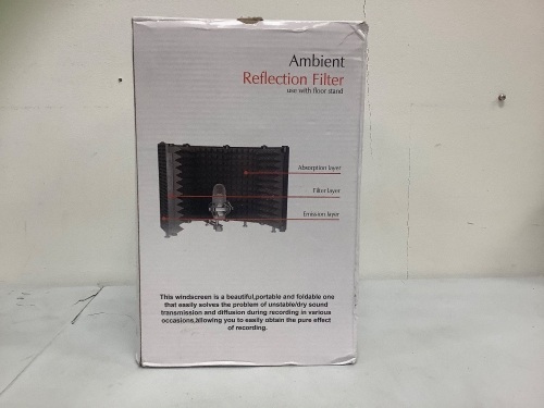 Ambient Reflection Filter, E-Commerce Return, Sold as is - Lot 101