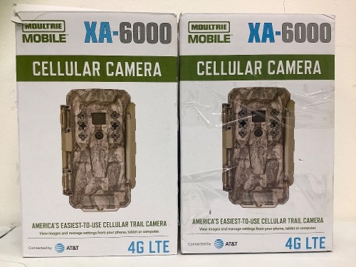 Lot of (2) Moultrie XA-6000 Trail Cameras, E-Commerce Return, Untested, Sold as is - Lot 102