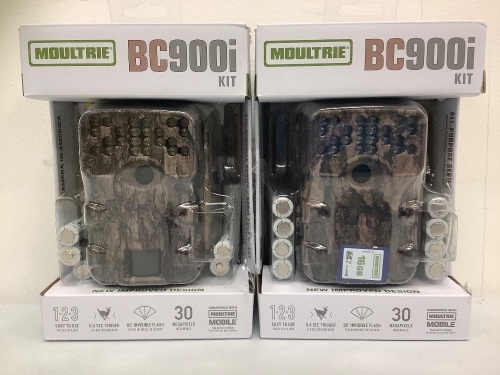 Lot of (2) Moultrie BC900i Trail Cameras, E-Commerce Return, Untested - Lot 132