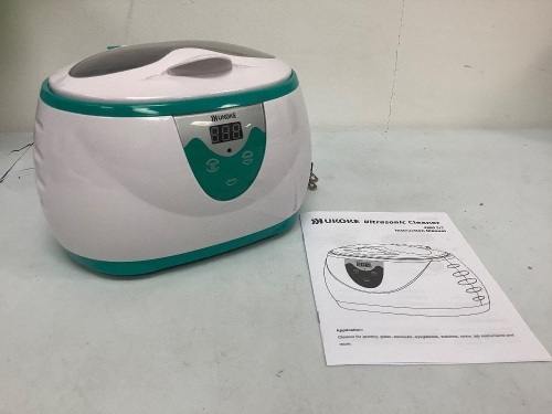 Ultrasonic Cleaner for Jewelry, Dentures, Glasses, Coins, and more, E-Commerce Return, Powers up, Sold as is - Lot 147