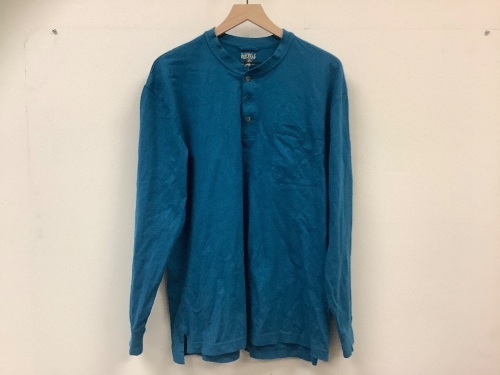 RedHead Mens Long Sleeve Pocket Henley, L, E-Commerce Return, Sold as is - Lot 161