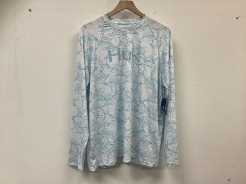 Huk Long Sleeve Fishing Shirt, L, E-Commerce Return, Sold as is - Lot 167