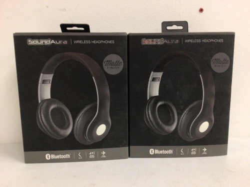 Lot of (2) Wireless Headphones, Appears New, Sold as is - Lot 284