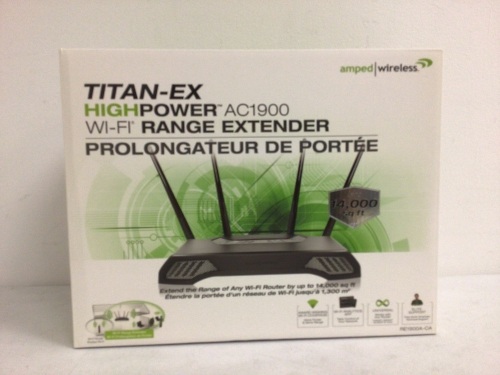 Lot of (2) High Power WiFi Range Extender, Appears New, Sold as is - Lot 292