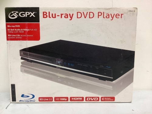 Blu-Ray DVD Player, E-Commerce Return, Powers Up, Sold as is - Lot 318