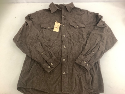 RedHead Mens Solid Flannel Long-Sleeve Shirt, Tundra Heather, M, Appears New - Lot 345