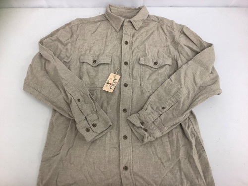 RedHead Flannel Long-Sleeve Shirt, Birch Heather, M, Appears New, Sold as is - Lot 346