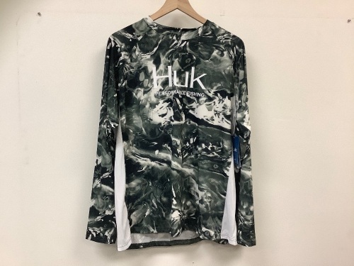 Huk Long Sleeve Fishing Shirt, L, E-Commerce Return, Sold as is - Lot 368