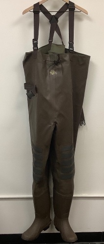 White River Fly Shop Rubber Boot-Foot Waders for Men, 9Reg, E-Commerce Return, Sold as is - Lot 370