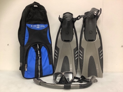 Aqua Lung Snorkeling Set, E-Commerce Return, Might have damage, Sold as is - Lot 428