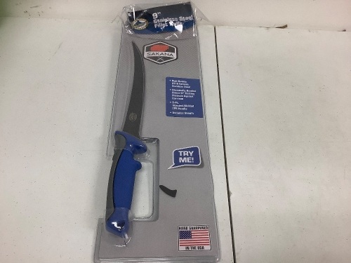 9" Stainless Steel Fillet Knife, E-Commerce Return, Sold as is - Lot 219