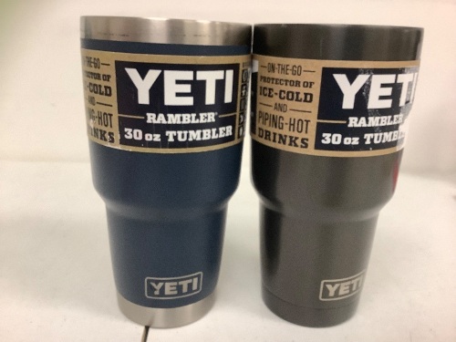 Lot of (2) Yeti 30oz. Tumblers, E-Commerce Return, Missing Lids, Sold as is - Lot 249