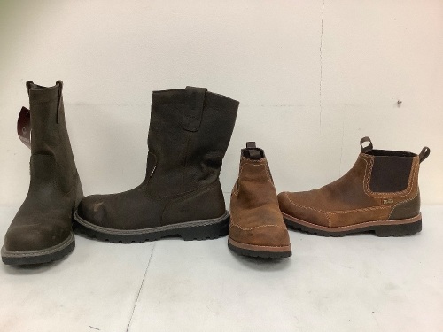 Lot of (2) Mens Boots, 9 and 10.5, E-Commerce Return, Sold as is - Lot 372