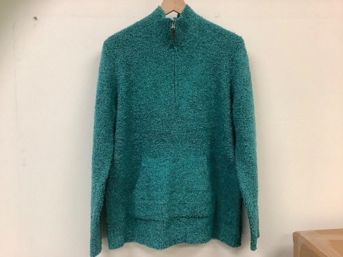 Lot of (2) Natural Reflections Ladies 1/4 Zip Sweater, L and 2X, Appears New, Sold as is - Lot 413
