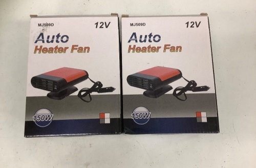 Lot of (2) Auto Heater Fans, E-Comm Return - Lot 521