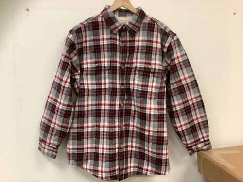 RedHead Mens Flannel Sherpa Jacket, L, Appears New, Sold as is - Lot 490