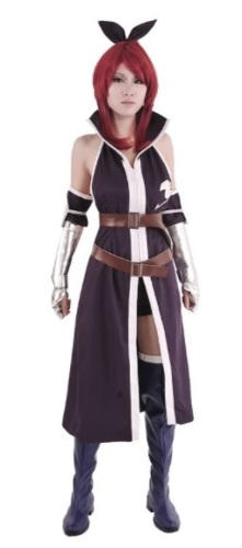 miccostumes Women's Erza Scarlet Purple Costume, M, Appears new, Sold as is - Lot 488