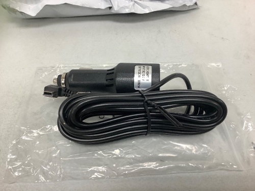 Lot of (2) Car Chargers for Dash Cam and Lot of (3) Extension Cables, Appears New, sold as is - Lot 598