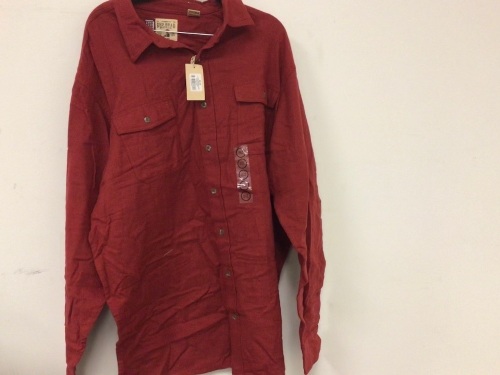 RedHead Bear Creek Solid Flannel Red Heather Men's 2XLT, Appears New, Sold As-is - Lot 222