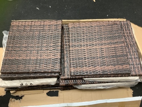 Outdoor Furnture w/ Cushion, No Manual or Hardware, E-Commerce Return, Sold as is - Lot 87