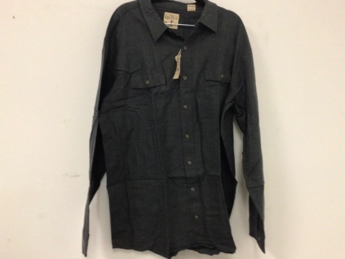 RedHead Bear Creek Solid Flannel Long-Sleeve Shirt Coal Heather Men's 2XLT, Appears New, Sold As-is - Lot 223