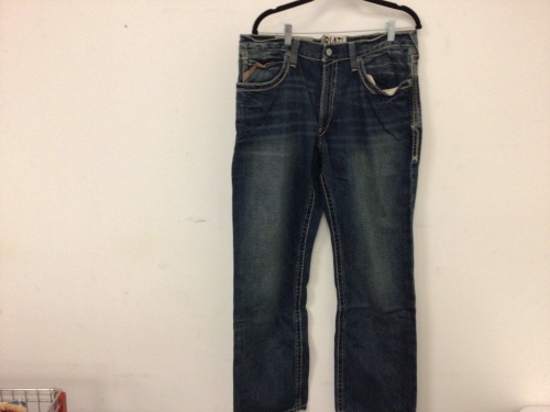 Ariat M4 Relaxed Boot Cut Jeans Men's 36/32, Appears New, Sold As-is - Lot 238