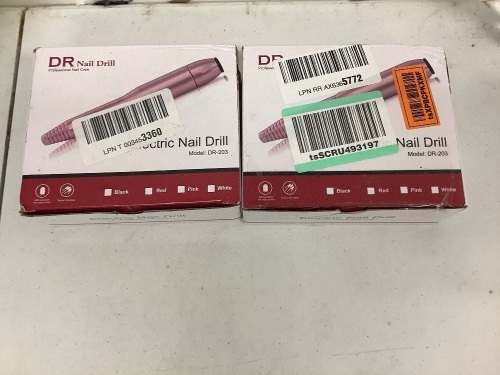Lot of (2) Nail Drills, E-Comm Return - Lot 512