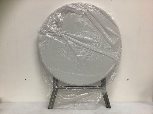 Round Folding Table, Appears New, Sold as is - Lot 593