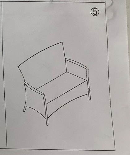 Wicker Bench, E-Comm Return - Lot 65