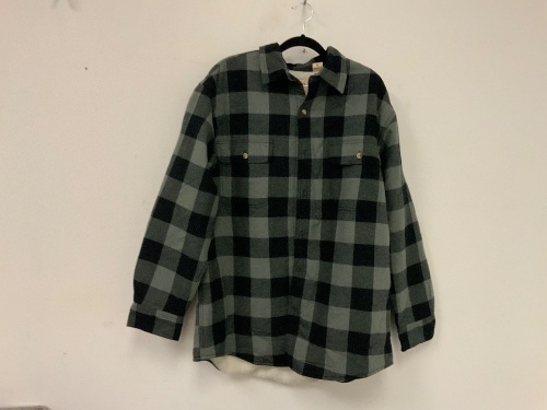 RedHead Mens Flannel Sherpa Jacket, L, Appears New, Sold as is - Lot 424