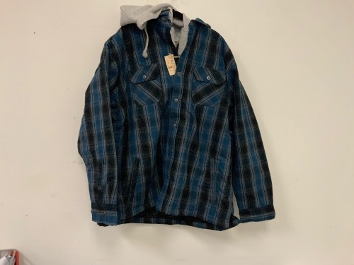RedHead Mens Plaid Insulated Jacket, 2XL, Appears New, Sold as is - Lot 445