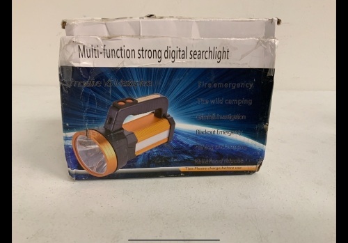 Multifunction Digital Searchlight, Appears New, Sold as is - Lot 454