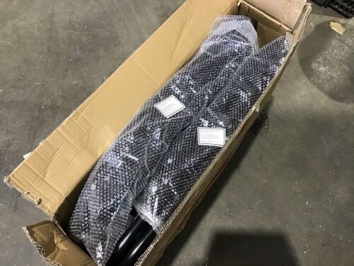 Set of 2 Adjustable Zero Gravity Patio Chair Recliners w/ Cup Holders - Little Rust  - Lot 997